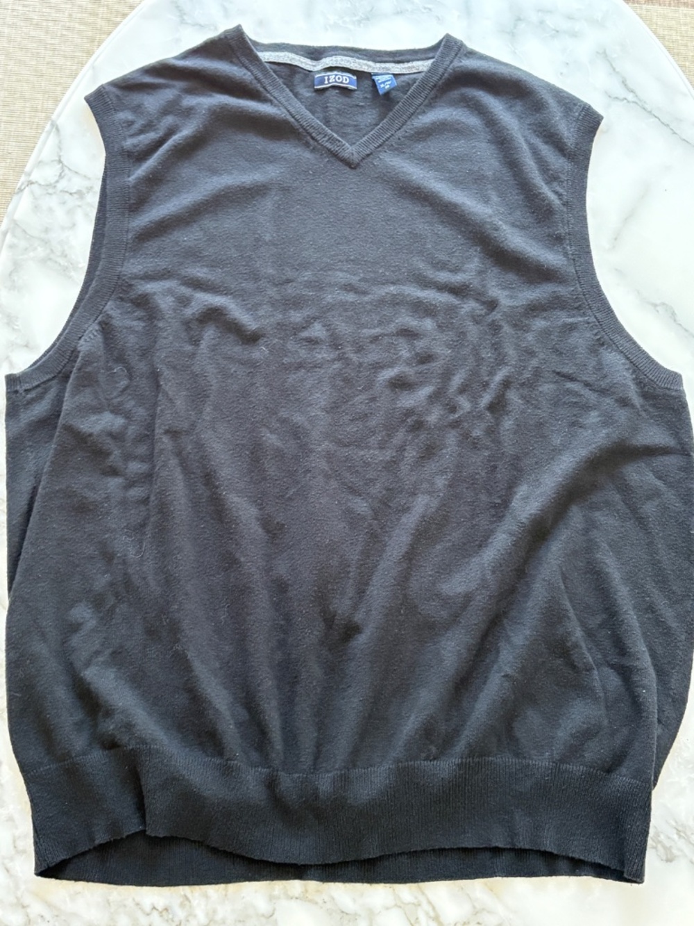 IZOD Black Pullover Sweater Vest